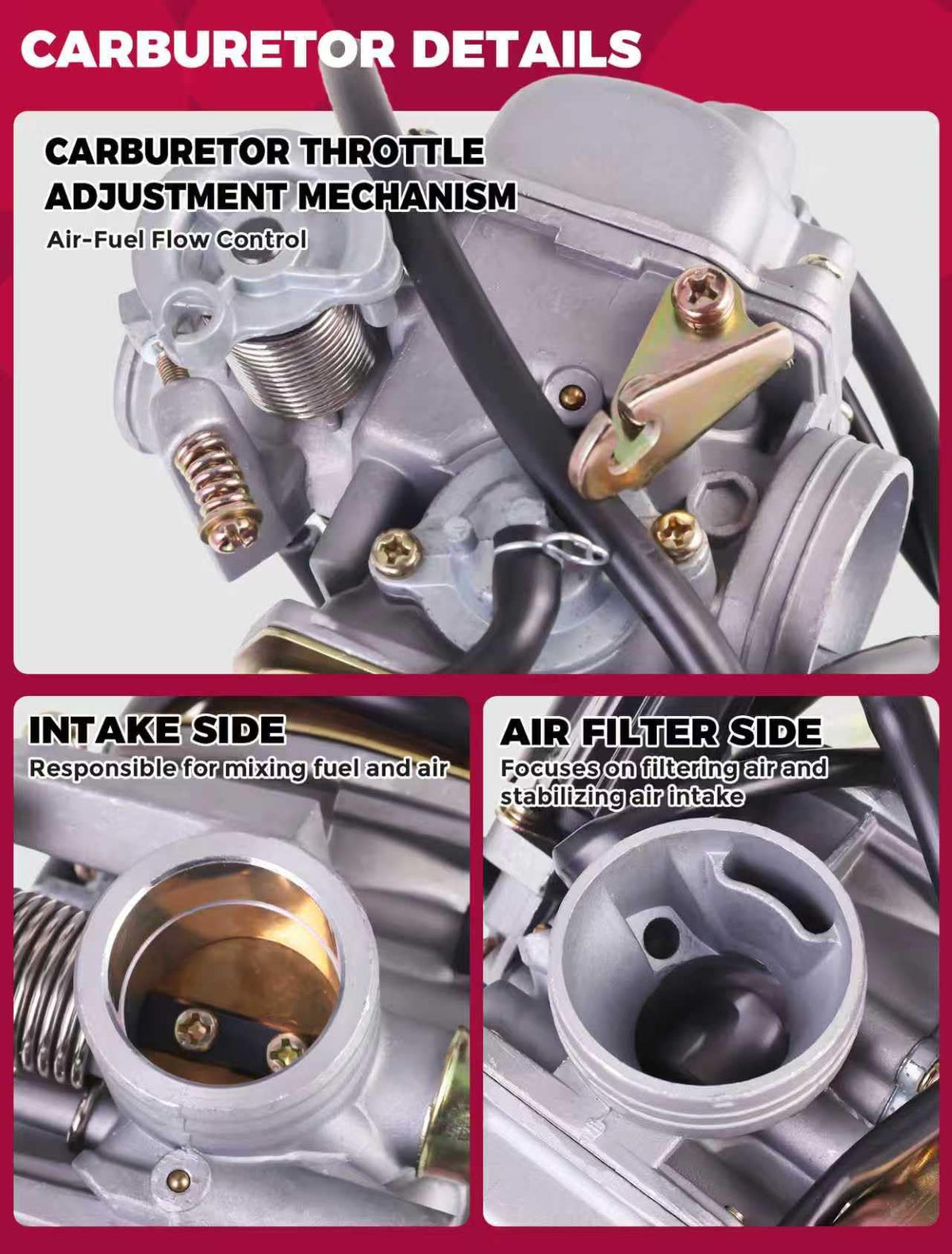 OLIFANT PD24J installed on scooter engine demonstrating direct-fit compatibility benefit