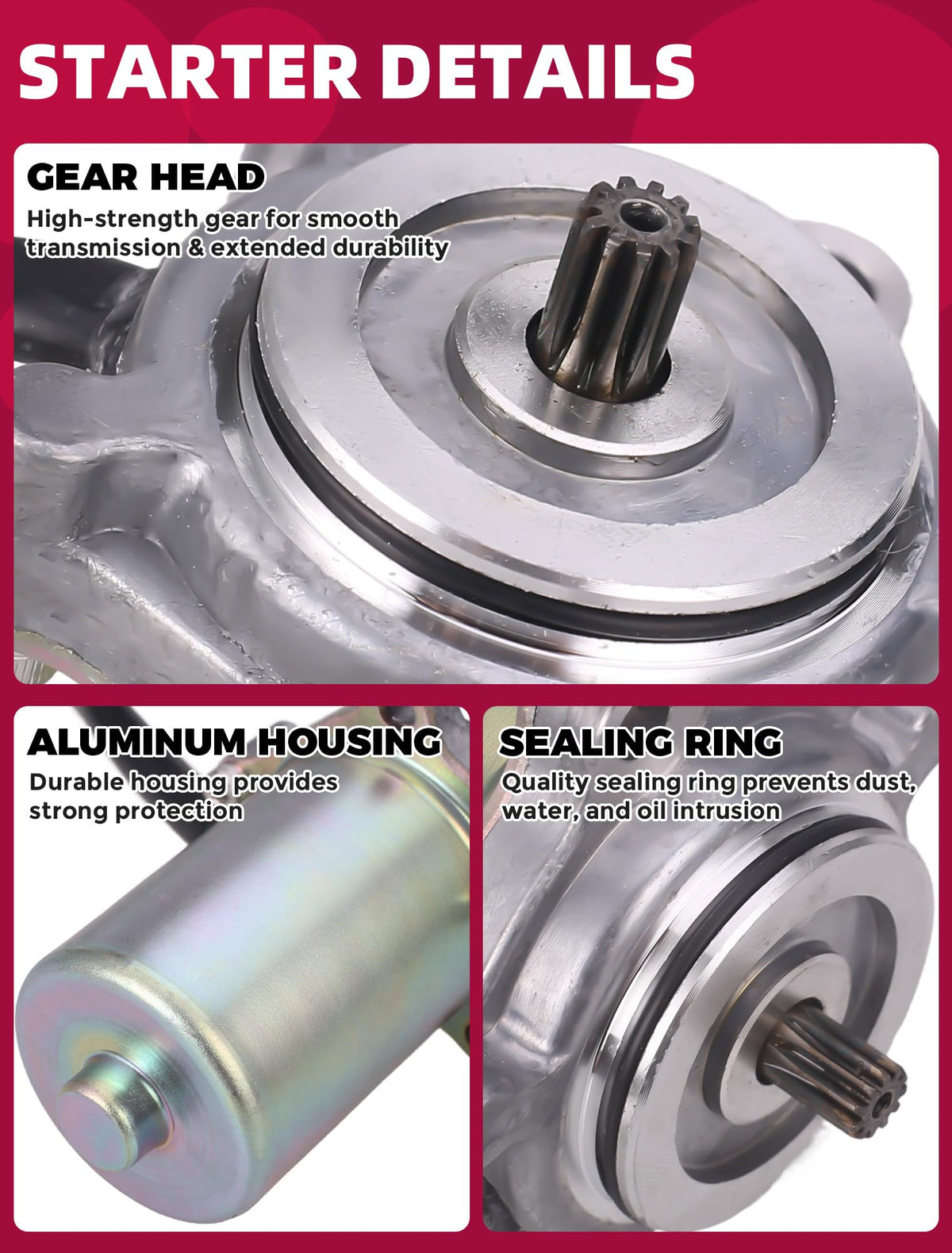 OLIFANT motor in hand for clear size comparison and easy handling