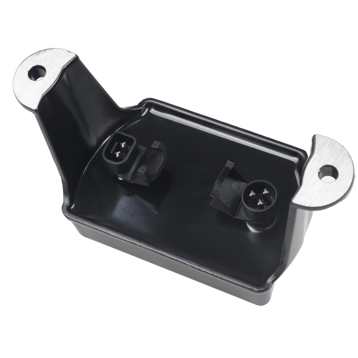 OLIFANT rectifier mounted on Harley illustrating direct-fit replacement benefit