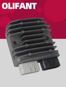 OLIFANT regulator heat sink close-up for improved cooling and durability