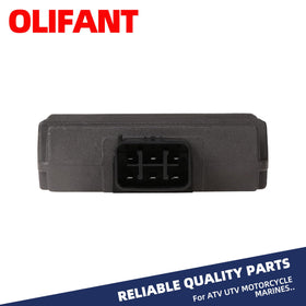 OLIFANT regulator boxed packaging showing included unit ready for service benefit