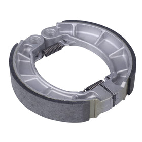 OLIFANT brake shoe next to ruler showing exact sizing for accurate fit