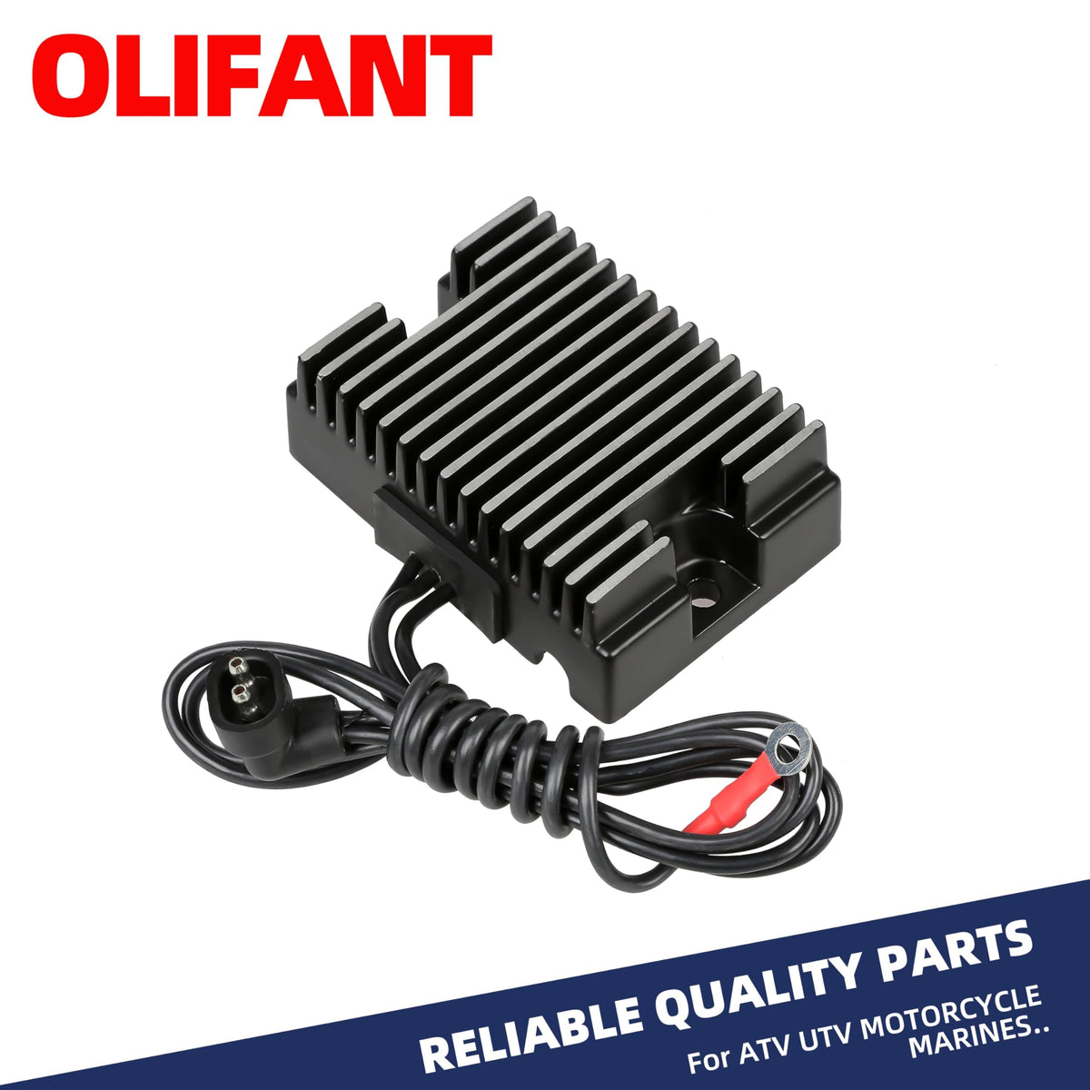 OLIFANT regulator beside ruler showing dimensions for correct sizing benefit