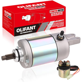 OLIFANT starter front view showing robust housing and fit