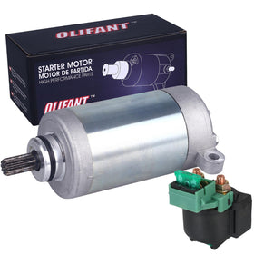 OLIFANT starter front view showing robust housing and improved durability