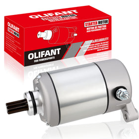 OLIFANT starter front view showing housing and mounting points, ensures correct fit