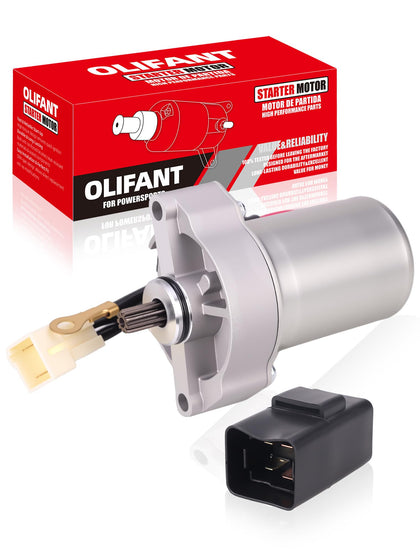 OLIFANT starter front view showing mount and housing for easy fit