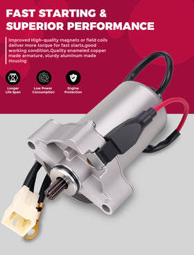 OLIFANT starter gear close-up showing reduction gears for stronger torque