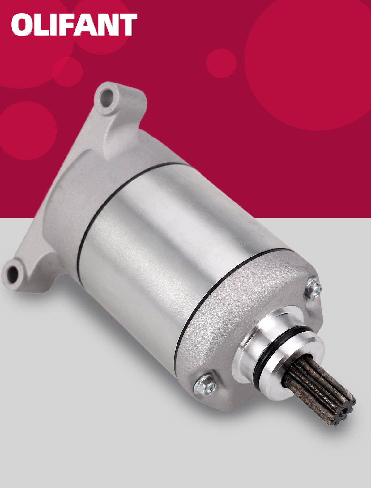 OLIFANT starter installed on an ATV demonstrating restored starting power