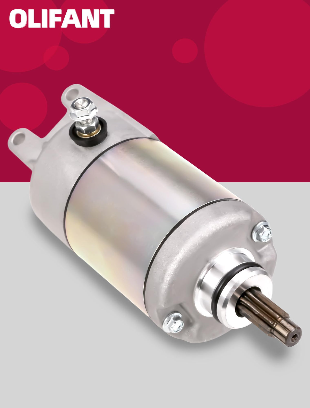 OLIFANT starter installed on a FourTrax demonstrating restored cranking performance