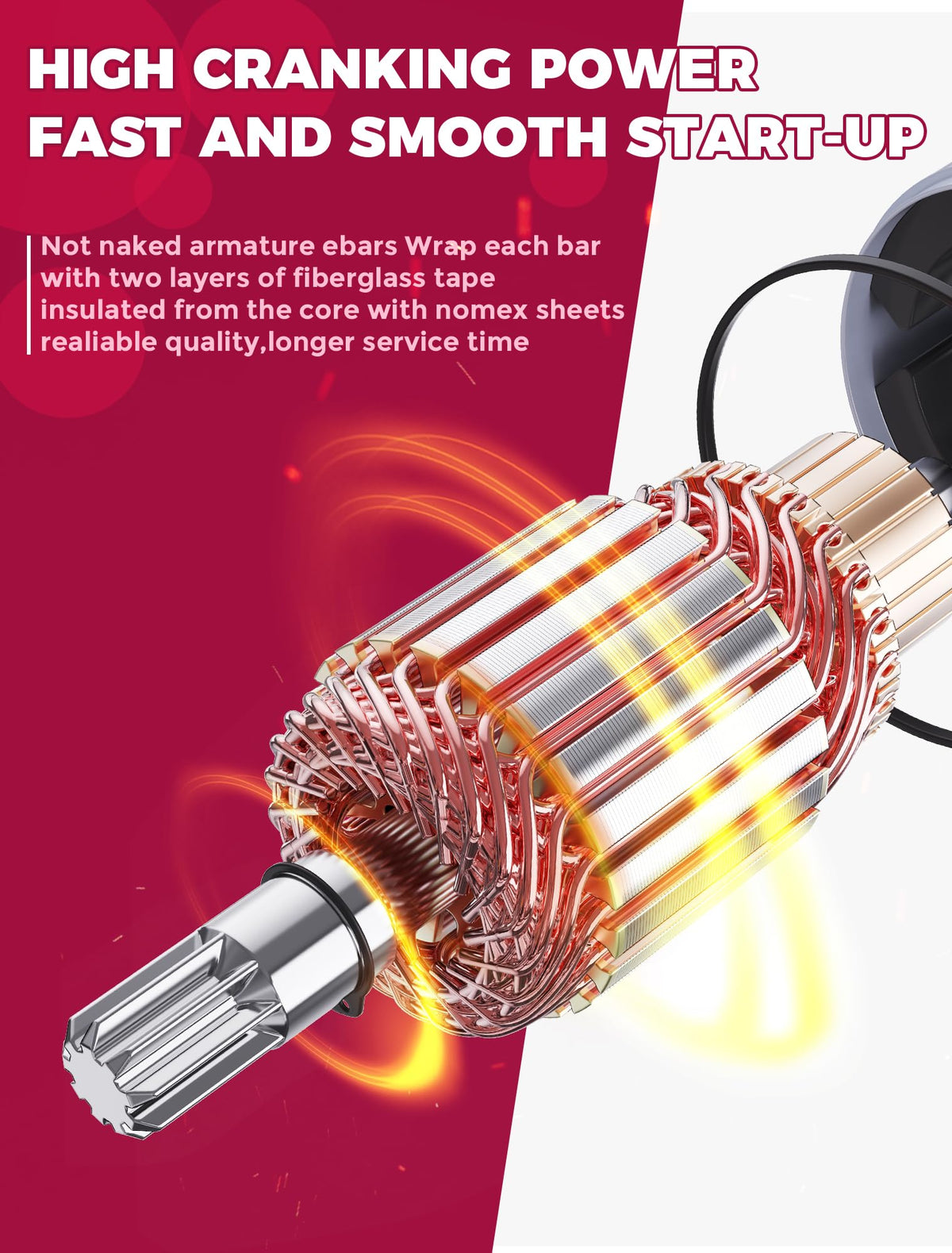 OLIFANT starter installed in Polaris Ranger demonstrating direct fit