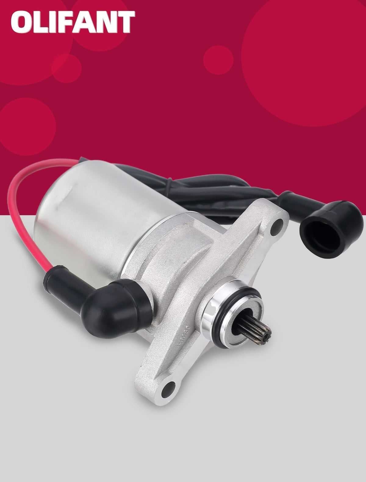 OLIFANT starter installed in scooter engine bay demonstrating restored cranking ability