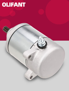 OLIFANT starter installed on Honda engine demonstrating proper fit and function
