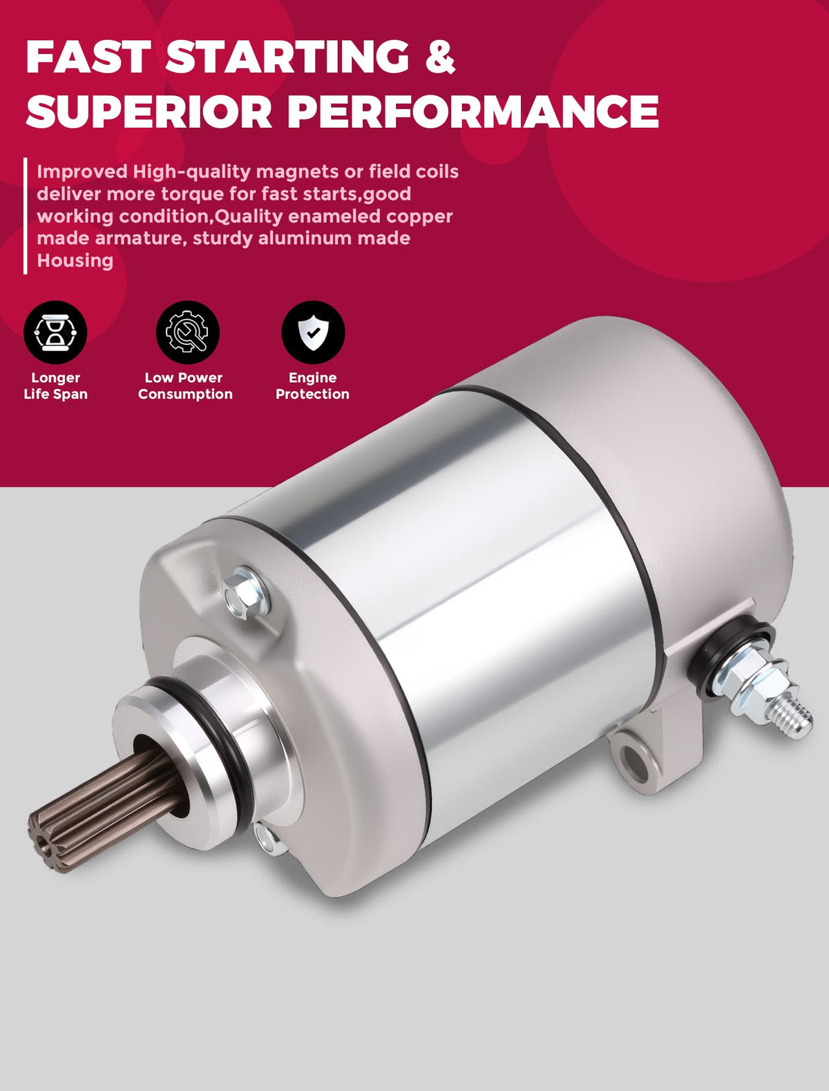 OLIFANT starter label showing OEM numbers 31200-HM8-003 and A41 for verification