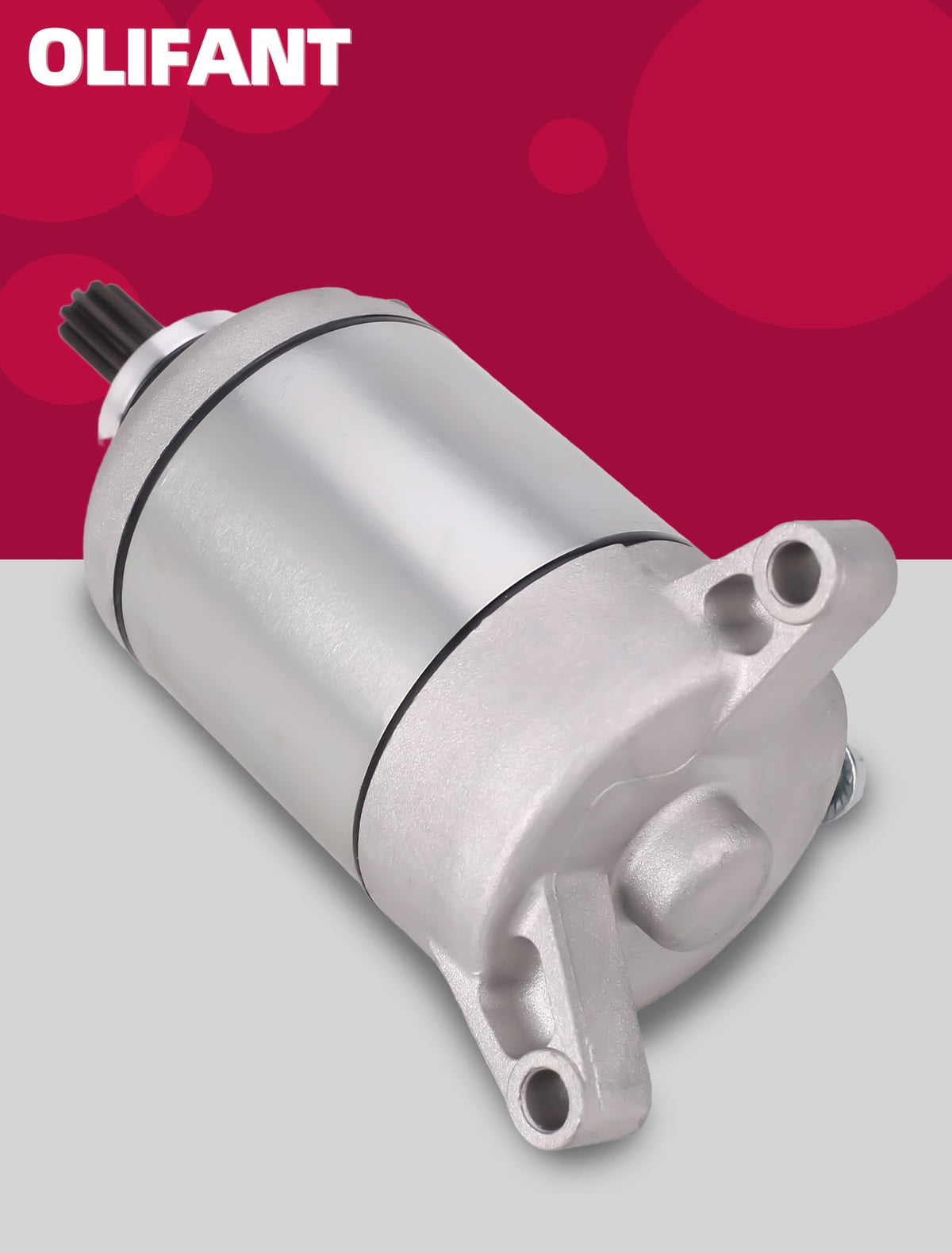 OLIFANT starter next to ruler to show size and help confirm fitment before purchase