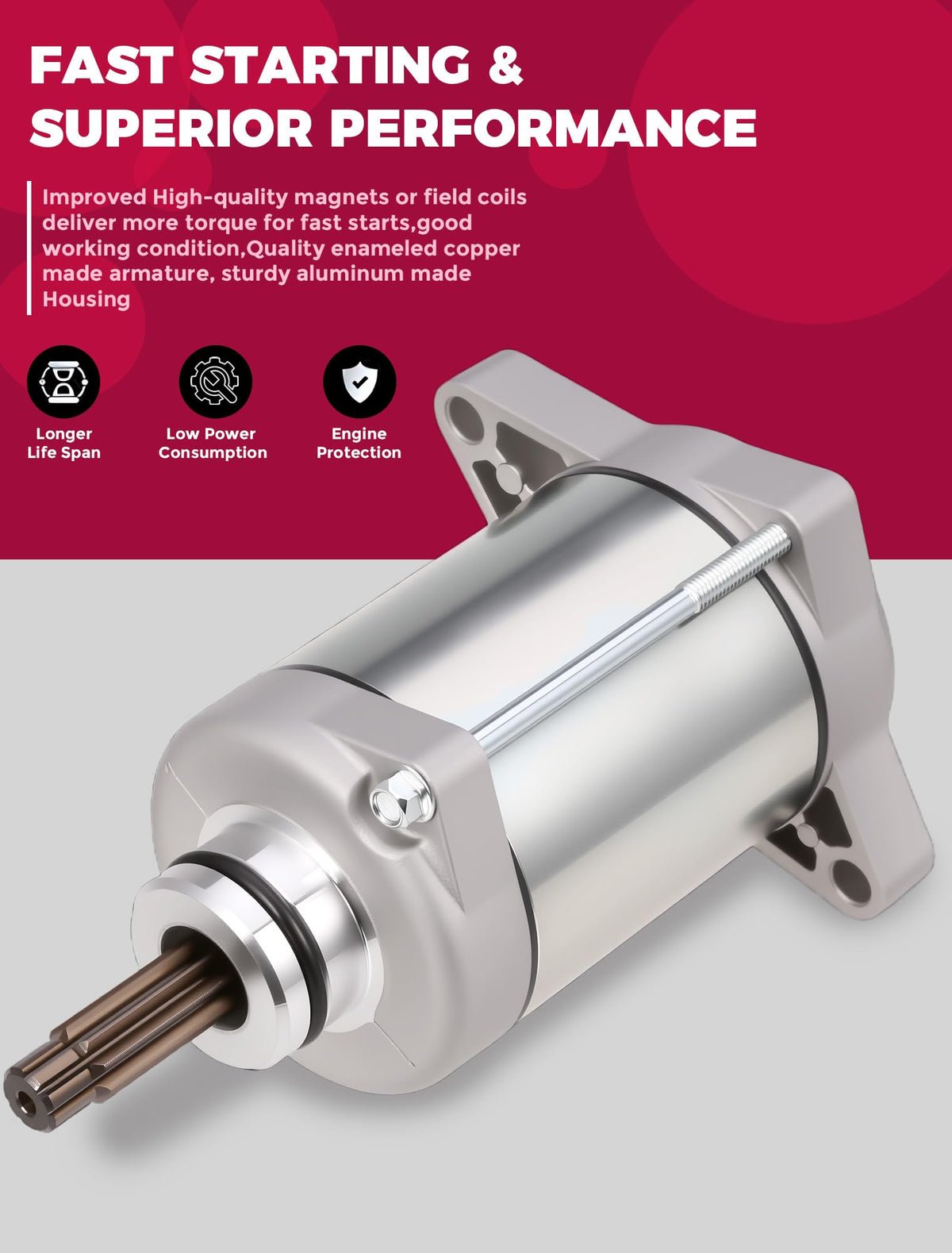 OLIFANT starter side mounting points clearly visible for easy alignment benefit