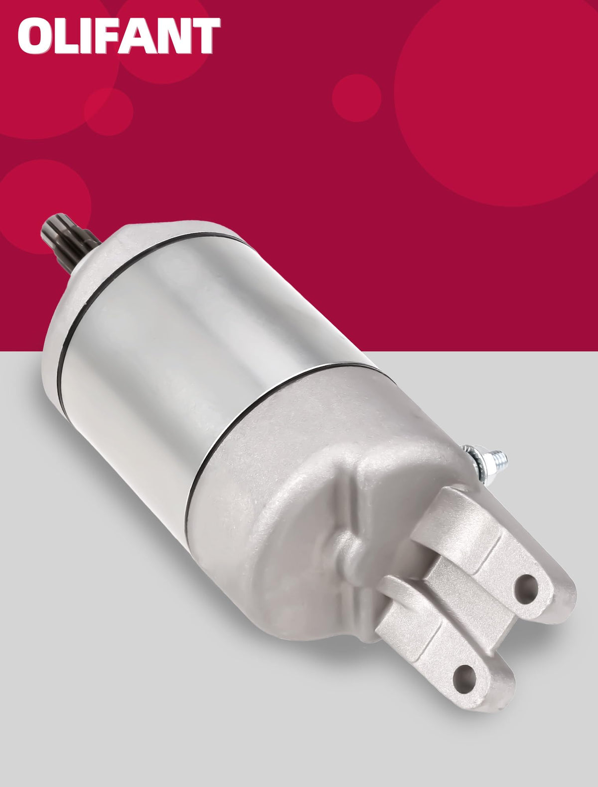OLIFANT starter size comparison in hand illustrating compactness and ease of handling