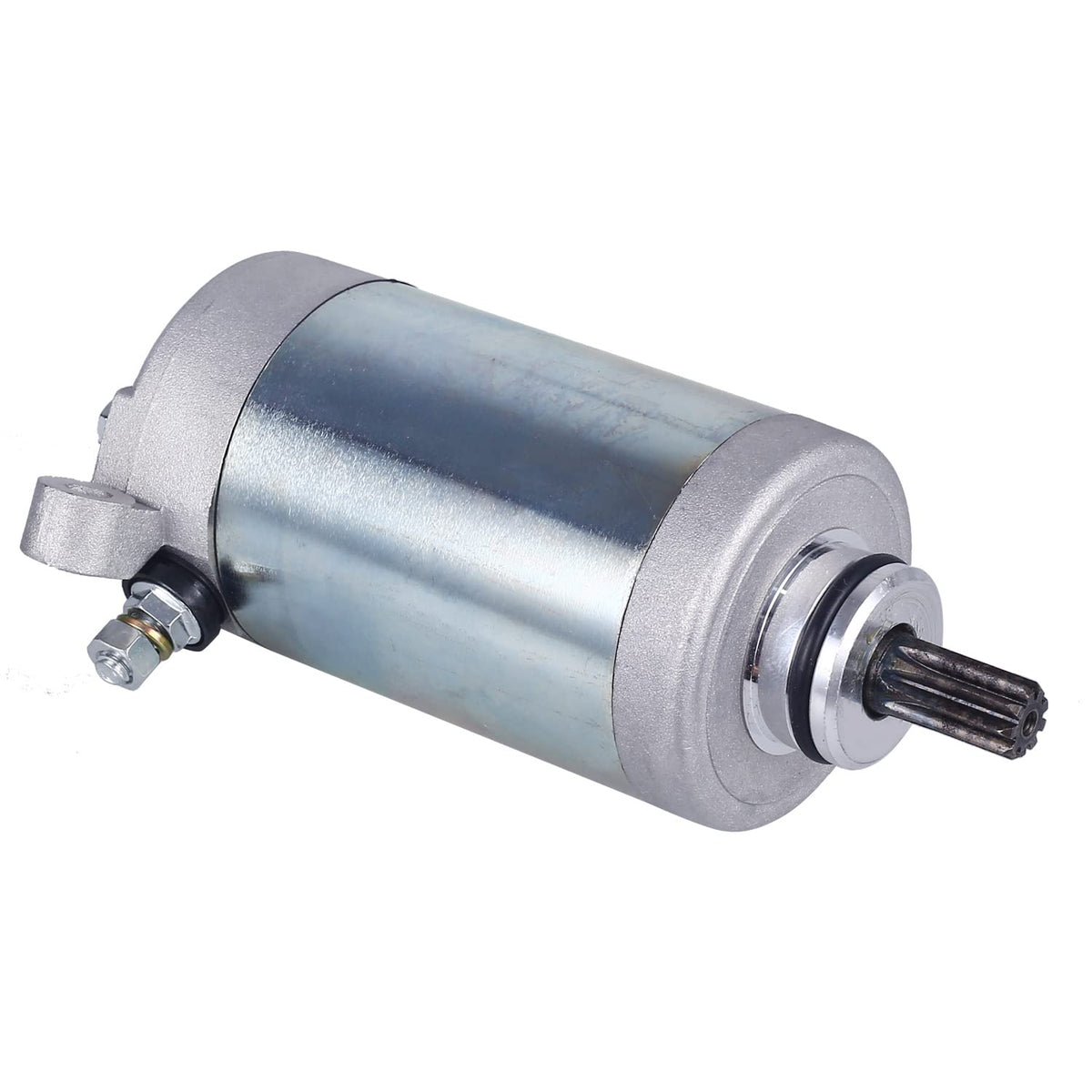 OLIFANT starter spline close-up showing 9-tooth engagement accuracy