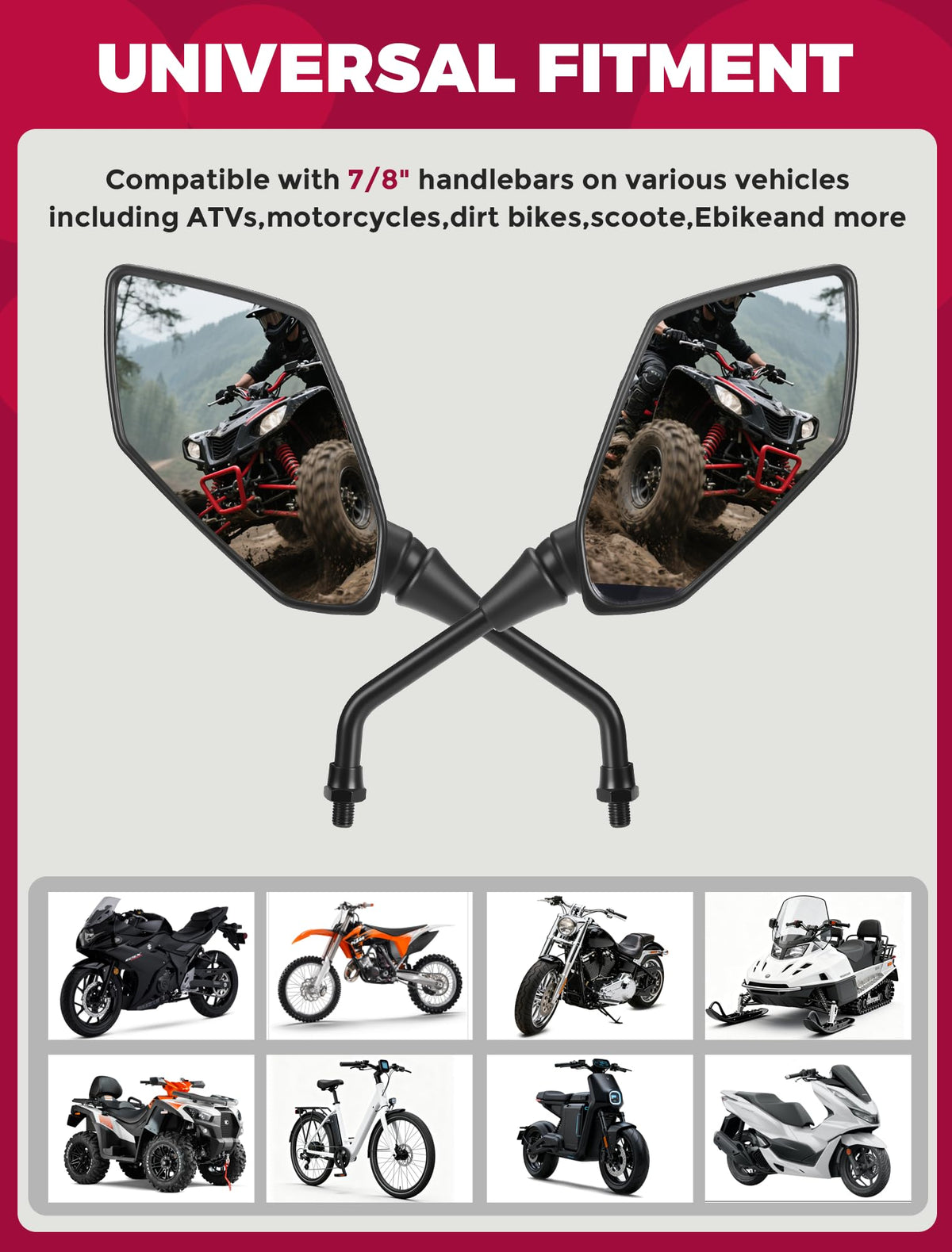 OLIFANT stem and 360-degree ball joint detail, enables precise angle adjustment