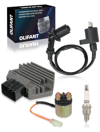 OLIFANT voltage regulator front view showing design and cooling fins, ensures steady charging