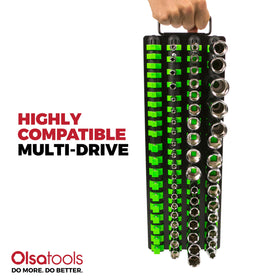 Olsa Tools top-down view with 80 sockets loaded for quick visual selection