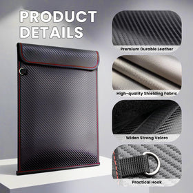 OMKHE laptop sleeve beside a laptop showing correct sizing for secure transport