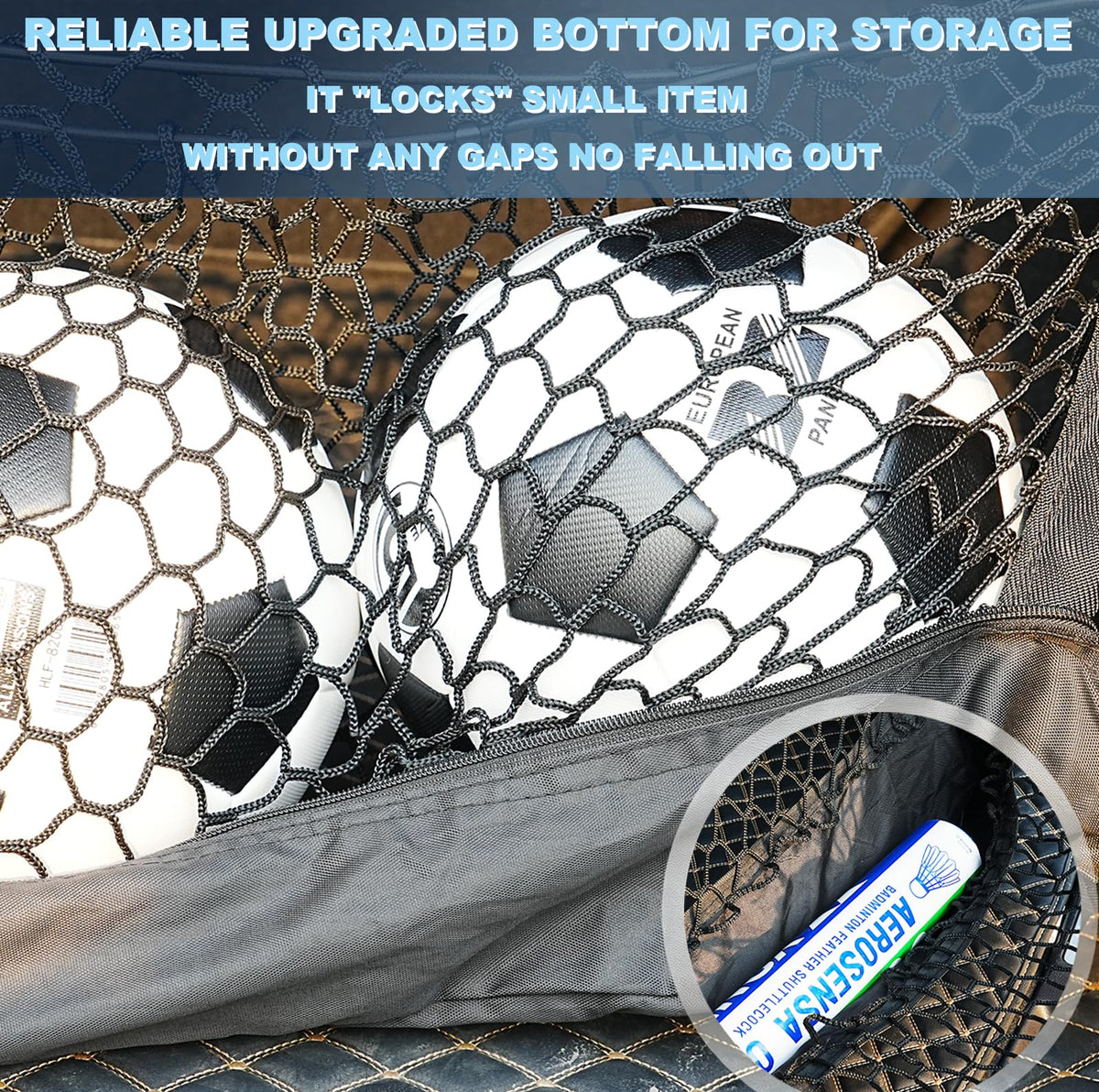 Omocyra leak-resistant nylon bottom protecting trunk from spills