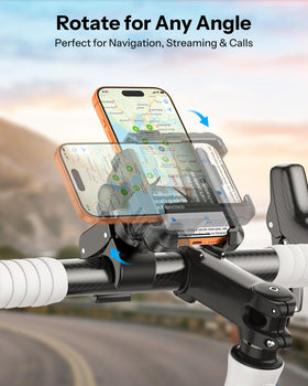 OMOTON BK01 mirror stem adapter installed showing rearview compatibility