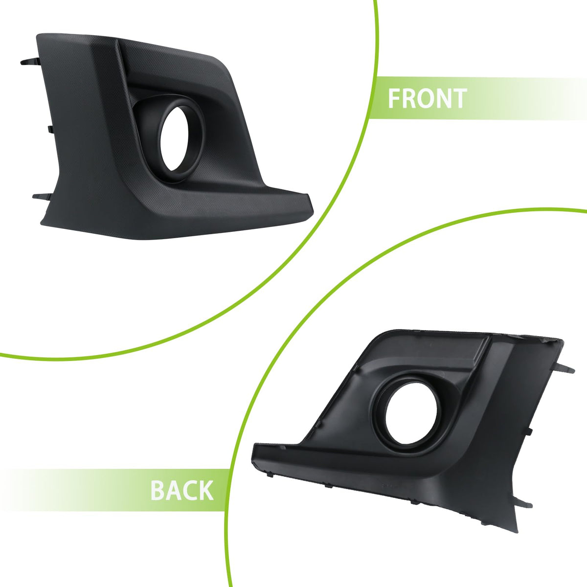 omoZone bezel installed on Crosstrek passenger side showing seamless integration