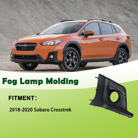omoZone bezel mounted on Crosstrek bumper showing accurate alignment benefit