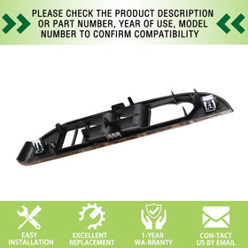 omoZone bezel installed in vehicle demonstrating snug fit and restored appearance