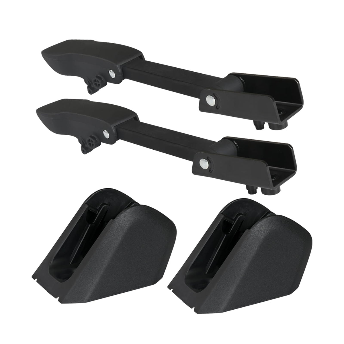 omoZone front view of hood latch kit showing complete replacement set and improved fit