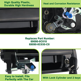 omoZone handle installed on Tundra liftgate illustrating restored function