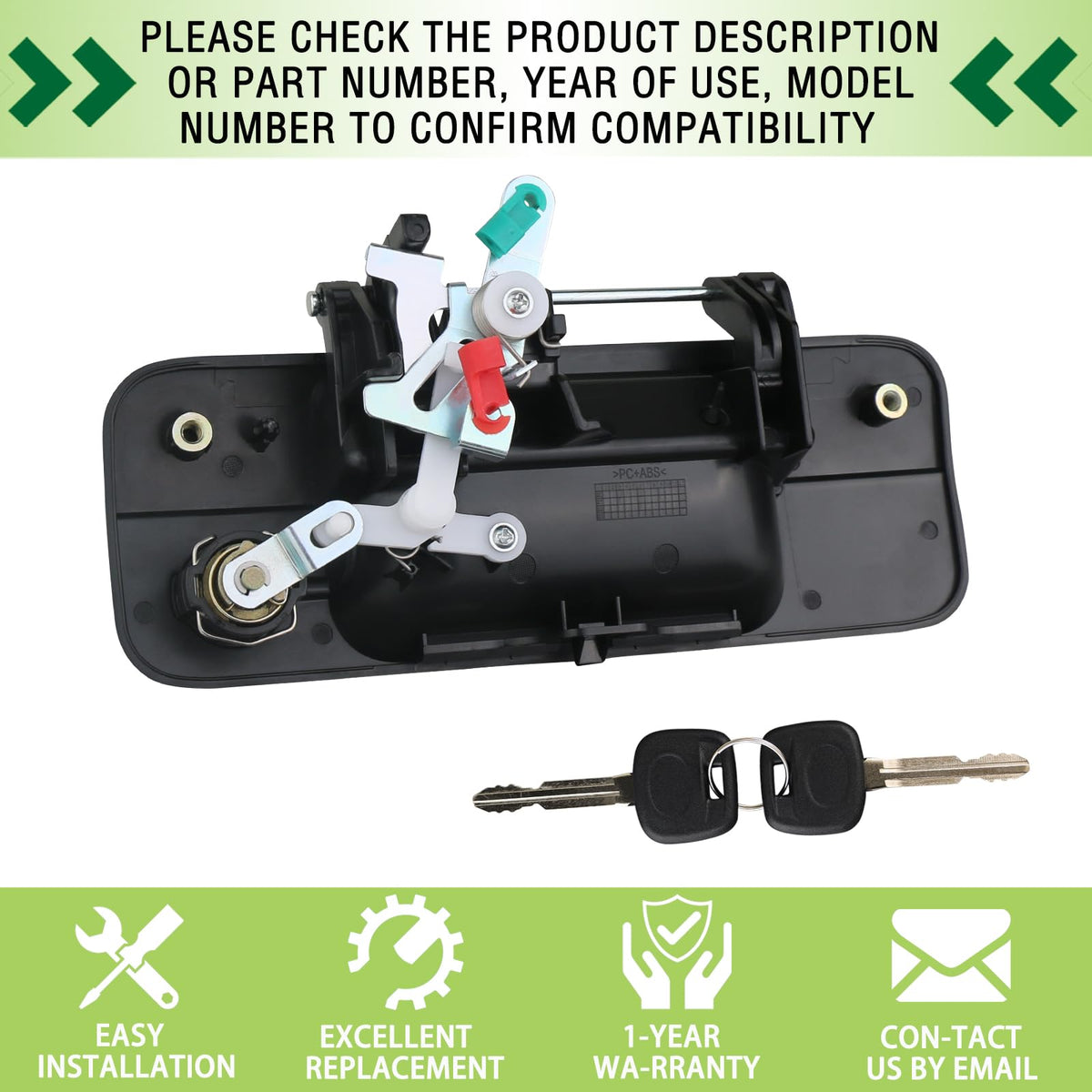 omoZone replacement handle with two keys and packaging for immediate use