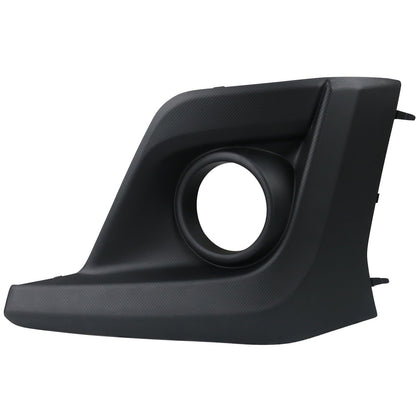 omoZone left fog bezel front view showing clean fit and restored bumper look