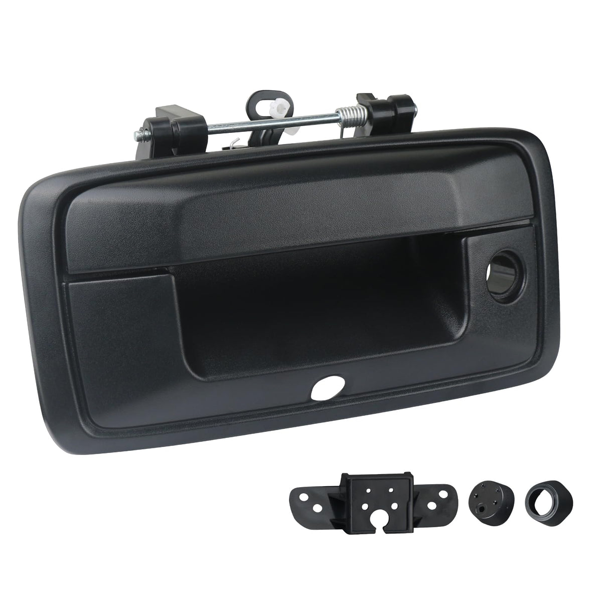 omoZone tailgate handle mounted on Silverado demonstrating restored tailgate function