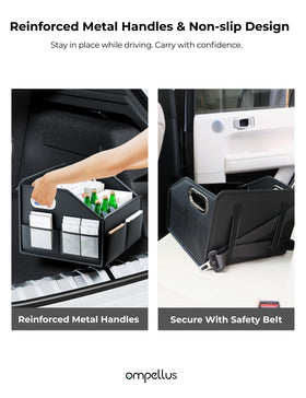 Ompellus side mesh pocket holding water bottle for quick access and visibility