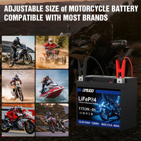 OMUGO battery installed in motorcycle demonstrating reduced weight handling