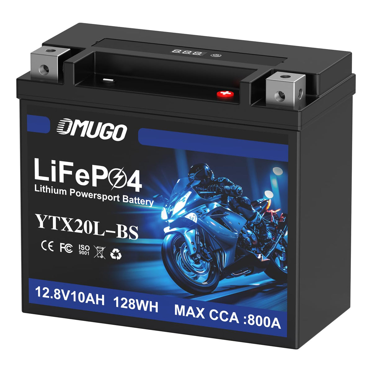 OMUGO battery with included accessories showing easy direct replacement