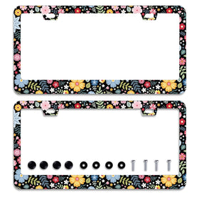 Omw2fyb front view showing both frames and vibrant floral design enhancing appearance