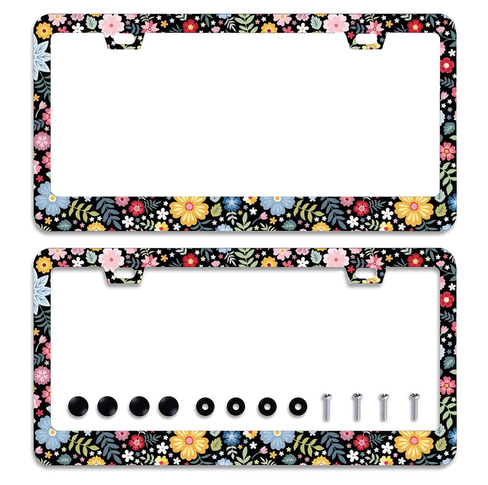 Omw2fyb front view showing both frames and vibrant floral design enhancing appearance
