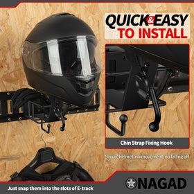 ONAGAD chin-strap fixing hook closeup showing added retention benefit