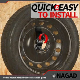 ONAGAD close-up of widened mounting plate showing stable 8-hole design