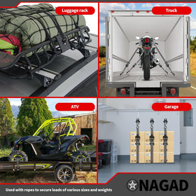 ONAGAD comparison on trailer rail illustrating versatile fit and mounting options