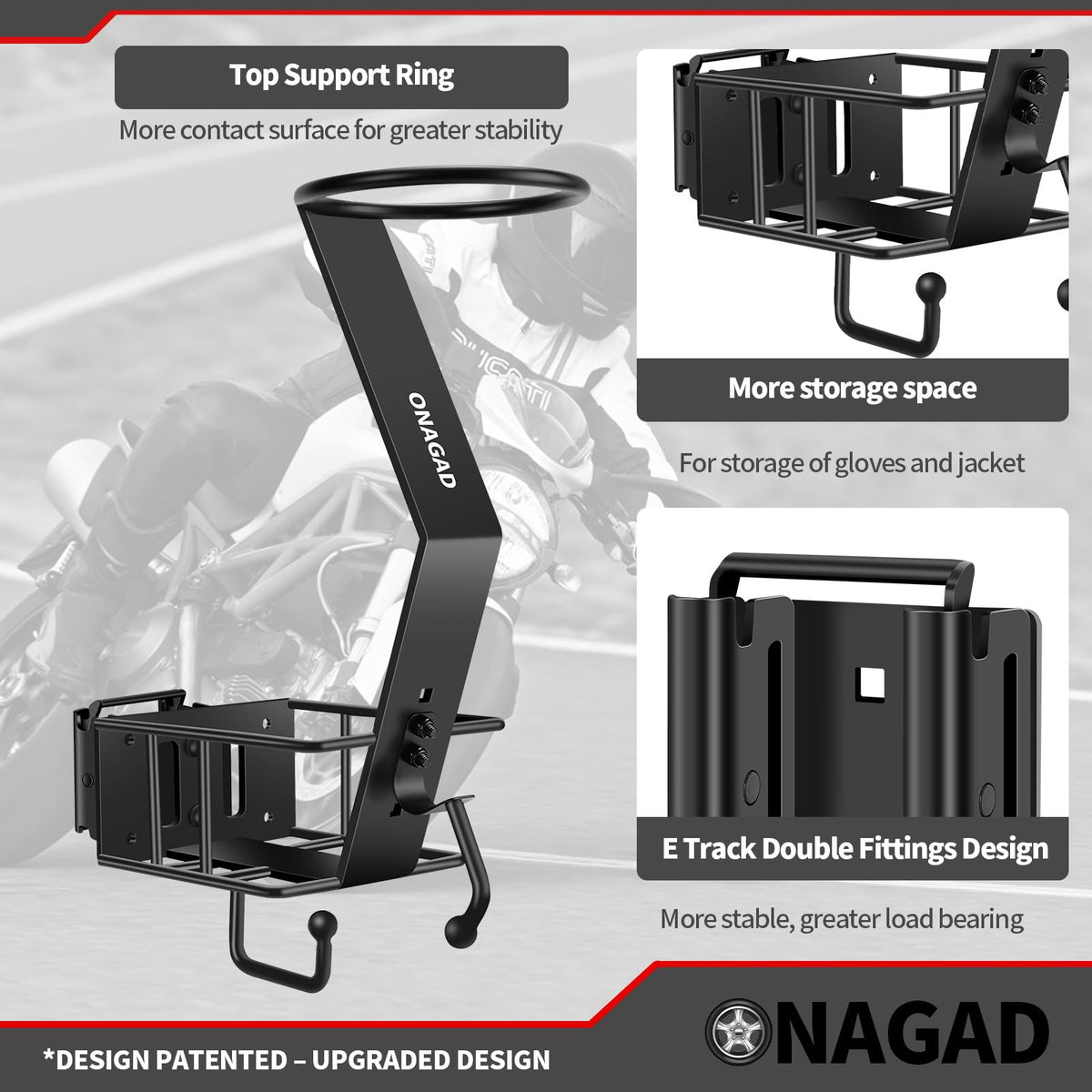 ONAGAD gloves tray detail holding gloves for quick access and organization
