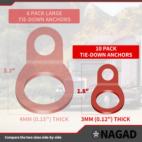 ONAGAD anchor with tie-down strap hooked offering stable transport