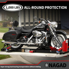 ONAGAD anchor installed on fork clamp keeping straps off handlebars