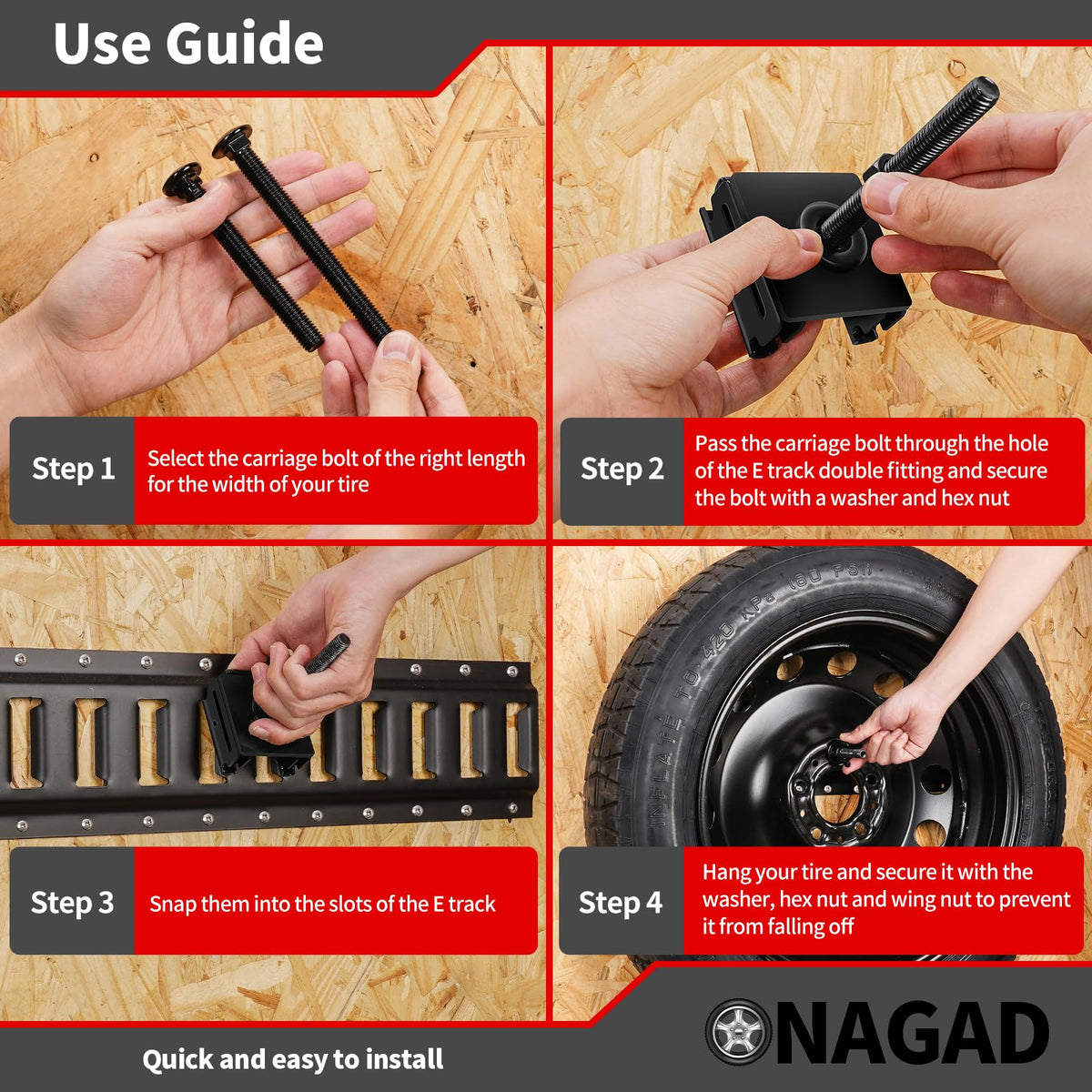 ONAGAD packaged two-piece set showing ready-to-install convenience and organization