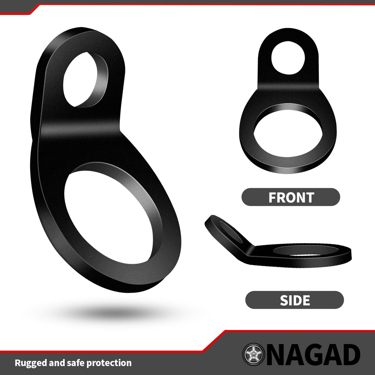 ONAGAD ten rings laid out to show pack quantity and consistent construction