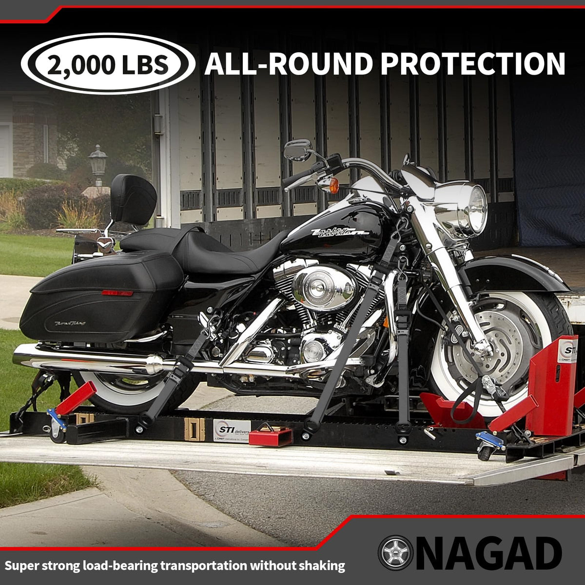 ONAGAD side profile with dimensions showing size clarity and easy planning benefit
